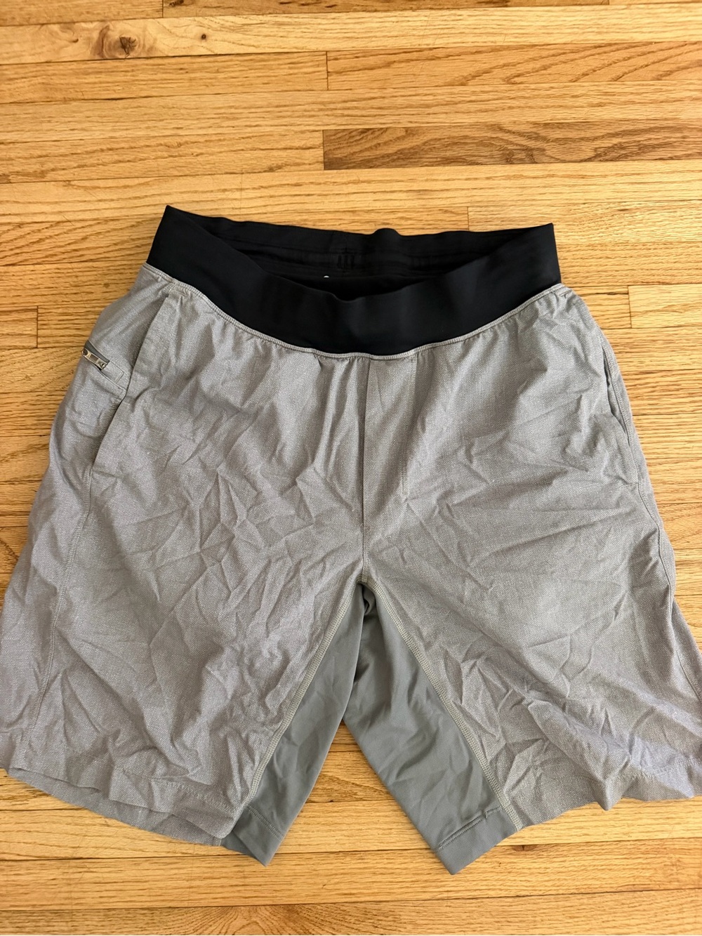 Lululemon Pace Breaker Lined Shorts Men’s Medium Gray 7” Running Gym